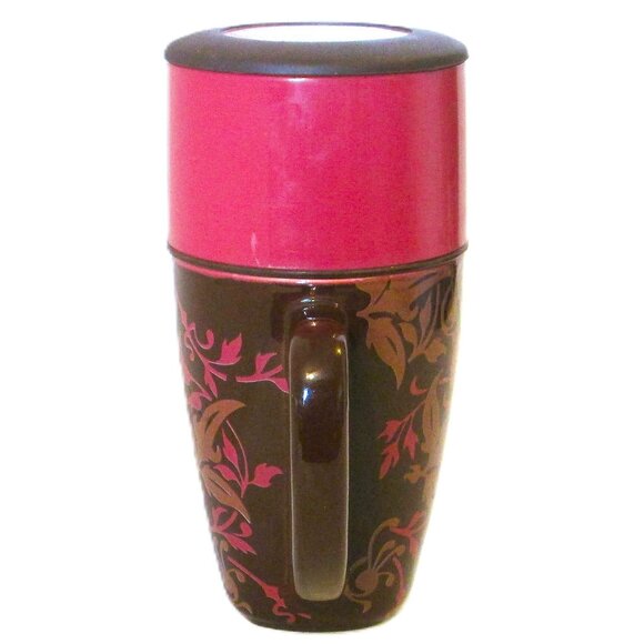 Jole Joie coffee/tea drip infuser 10 oz & mug with lid, One cup tea/coffee drip - Picture 2 of 8